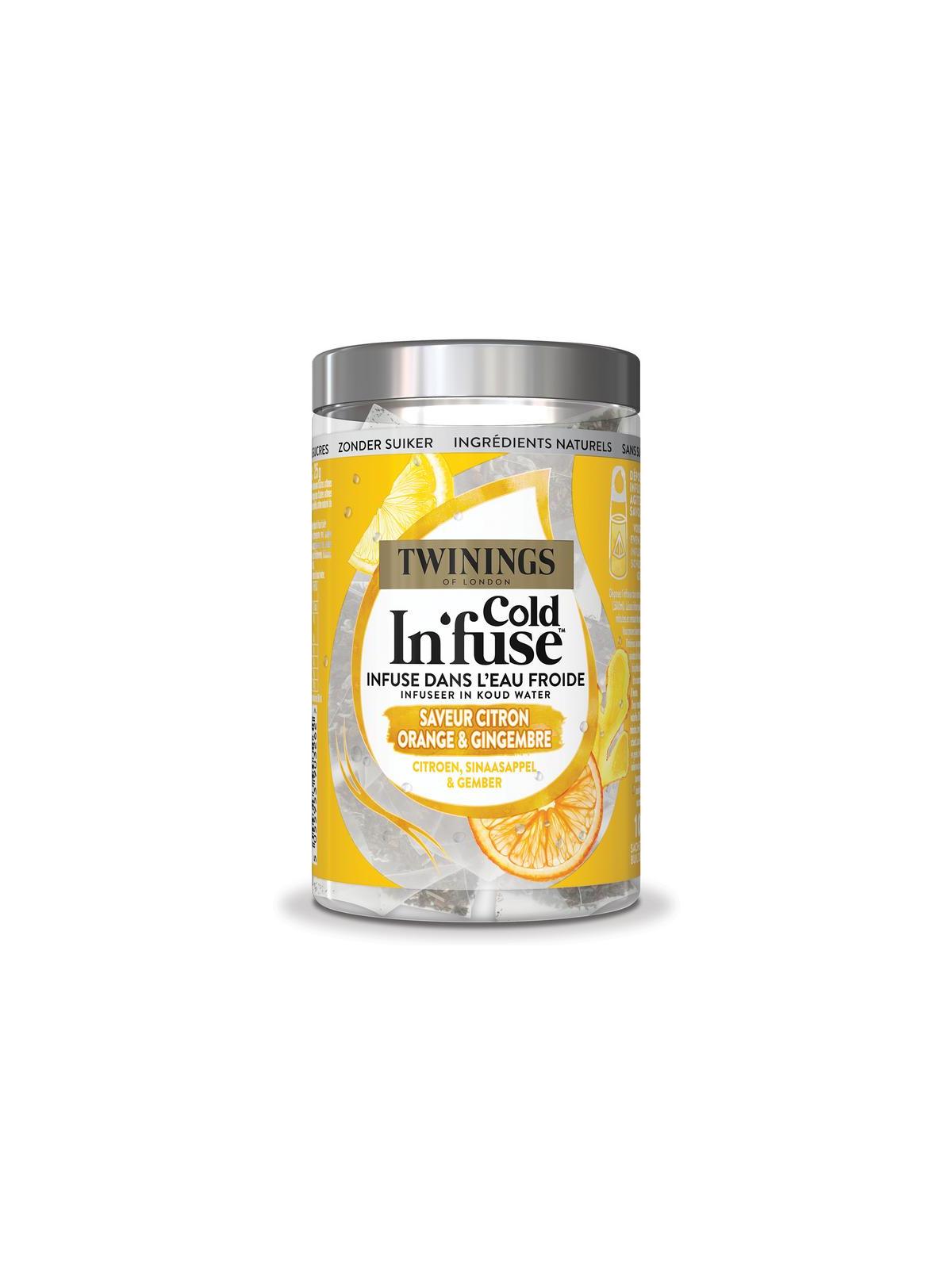 Twinings Cold Infuse Citroen Sinaasappel Gember