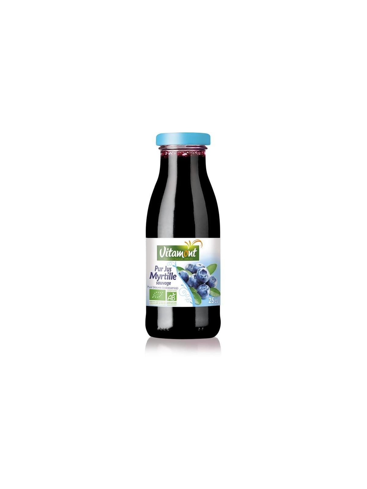 Vitamont Puur blueberry sap mini bio